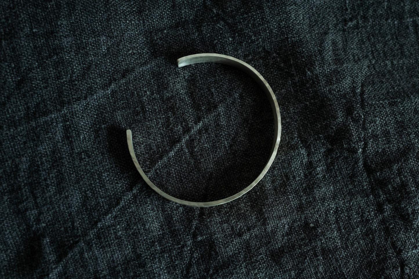 Sleek Matte Finish Sliver Cuff Bracelet