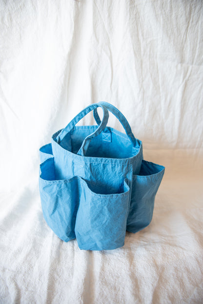 Reversible KONBU Basket Bag - Sky Blue