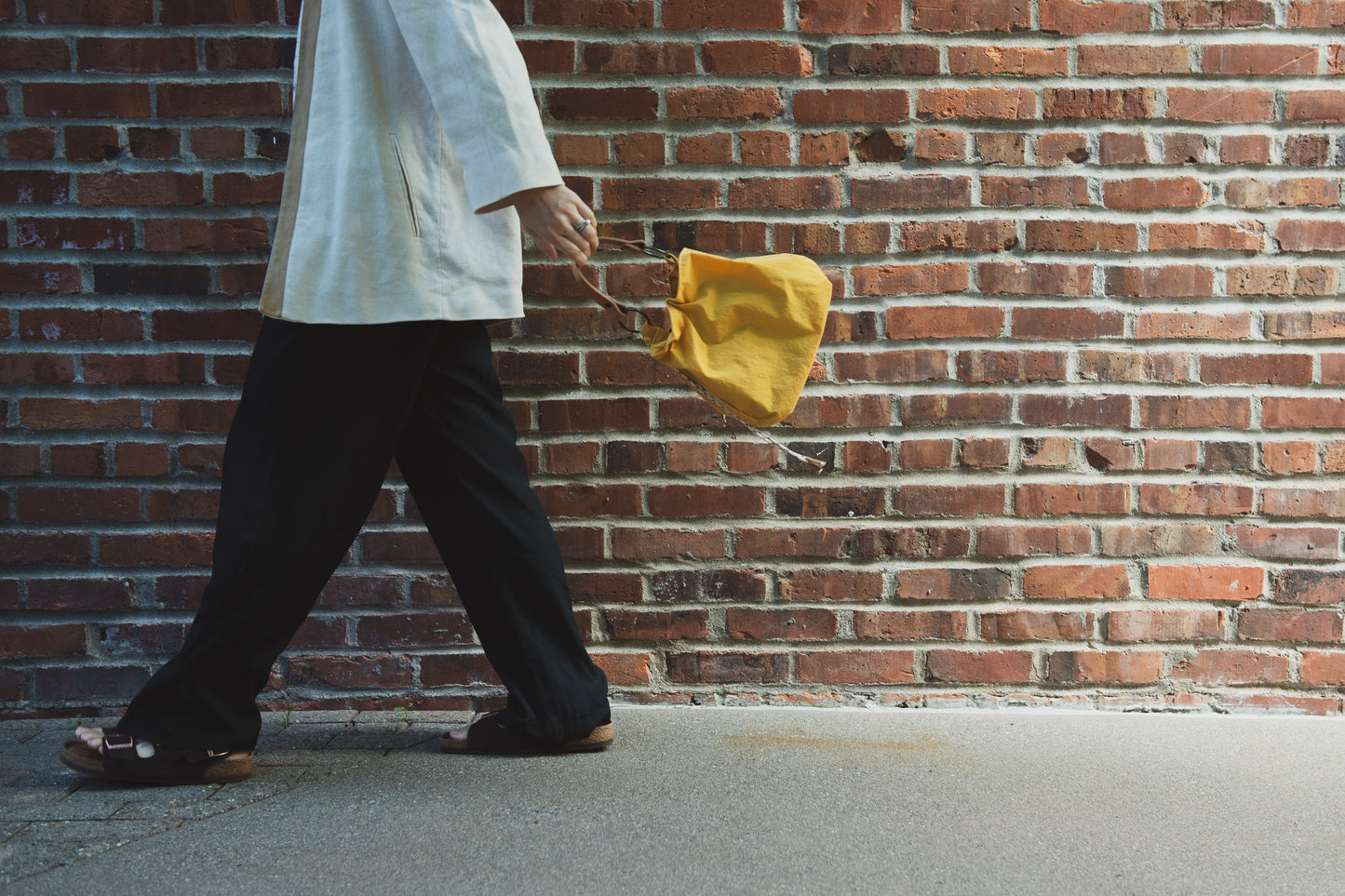 Utility KONBU Handbag - Lemon