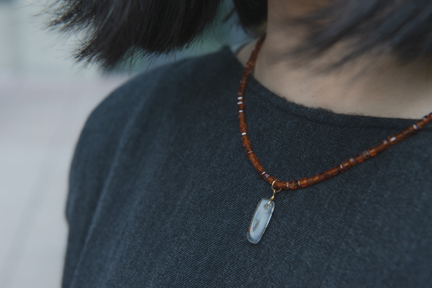 Garnet Glow Necklace