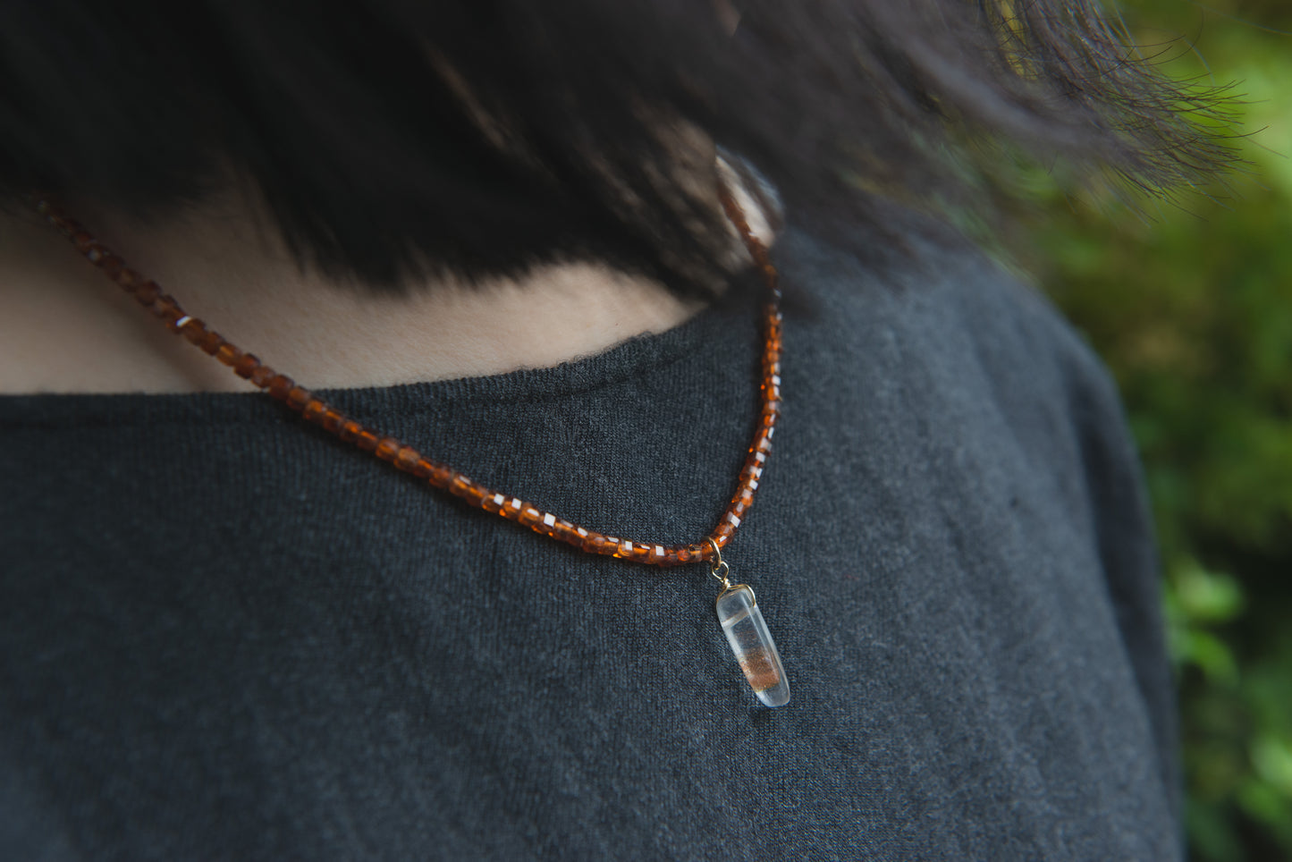 Garnet Glow Necklace