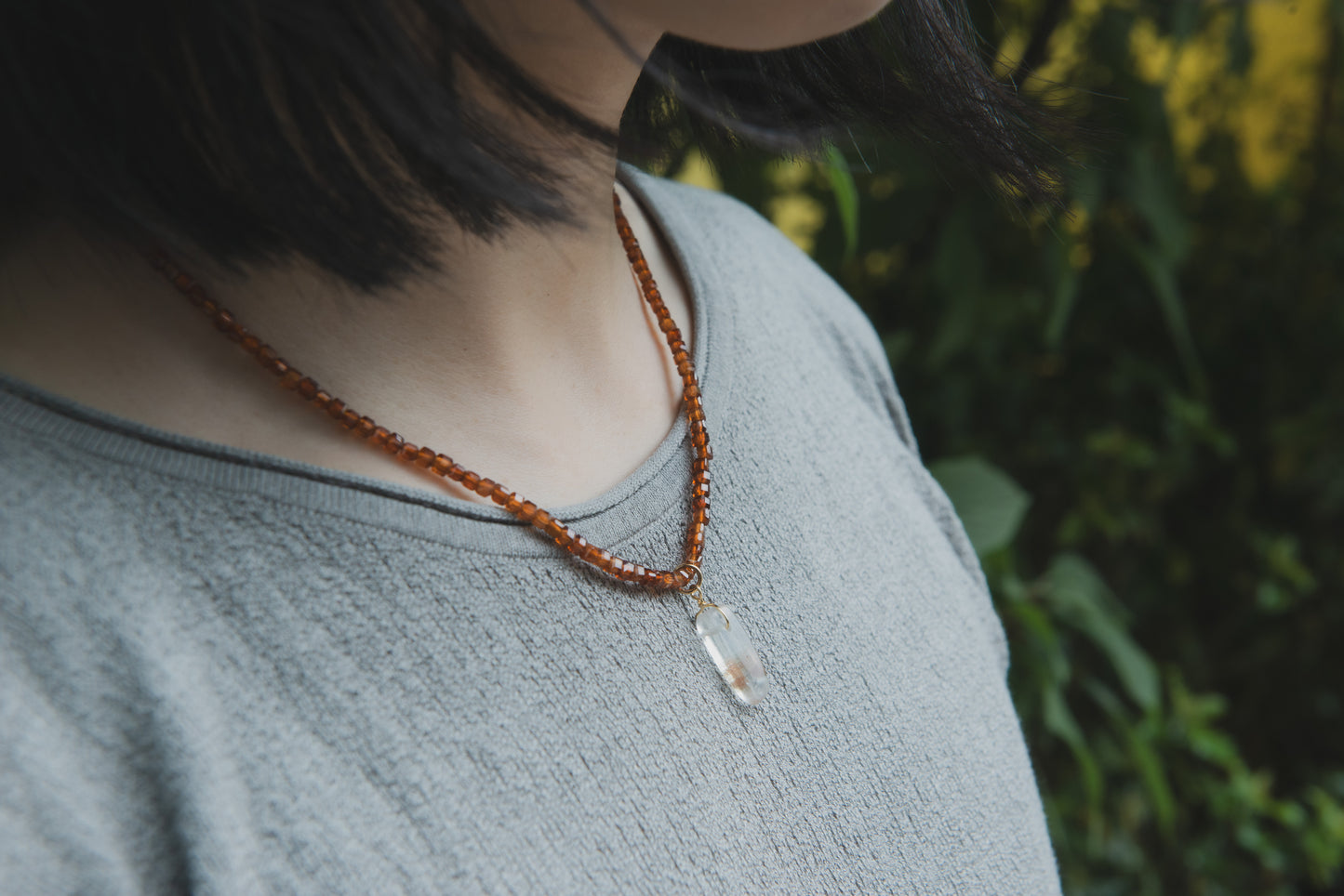 Garnet Glow Necklace